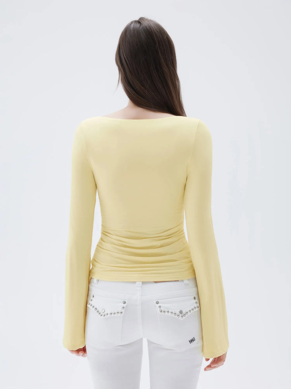 Buttery Soft Crew Neck Shirt - Bell Sleeve