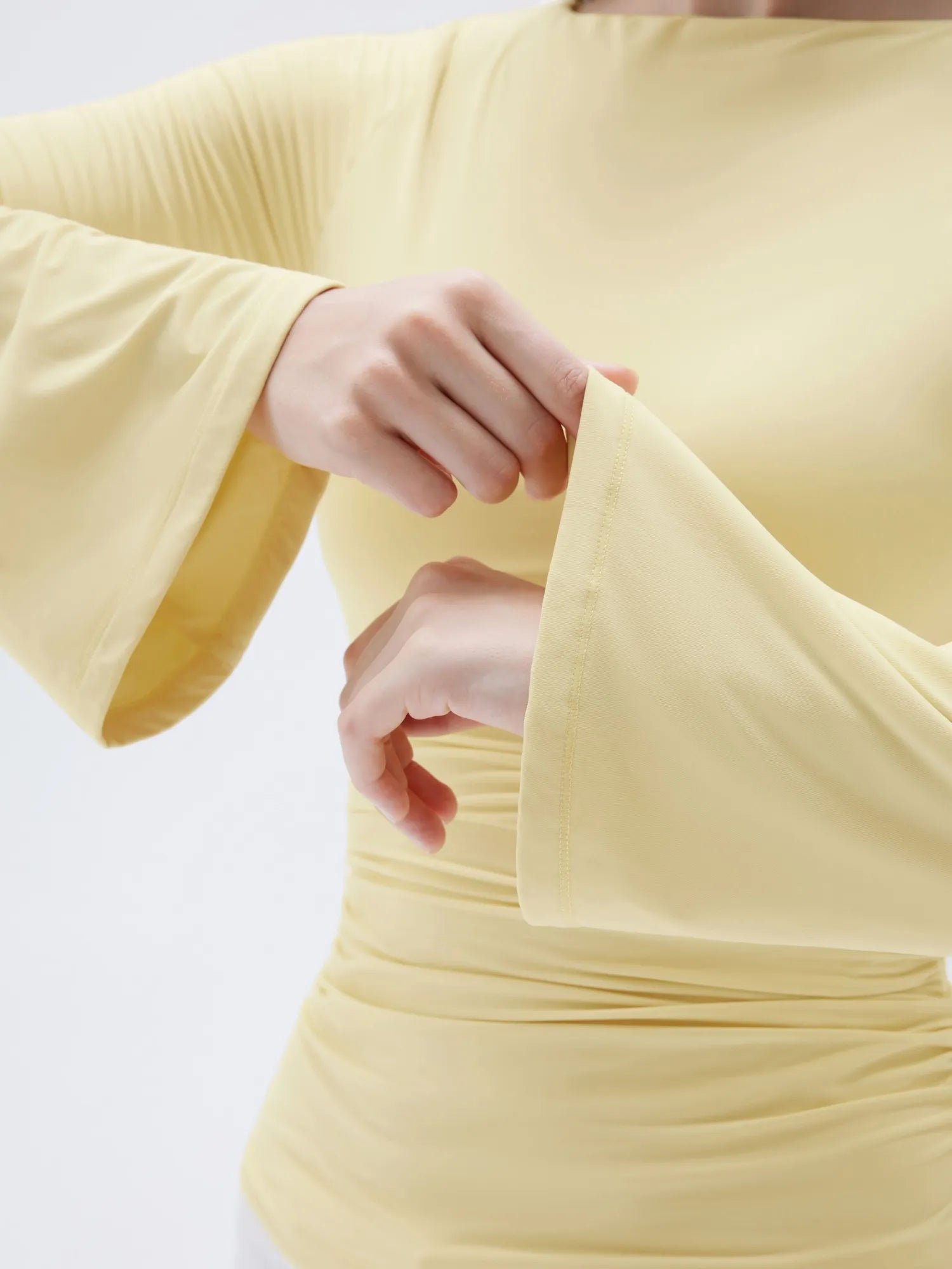 Buttery Soft Crew Neck Shirt - Bell Sleeve