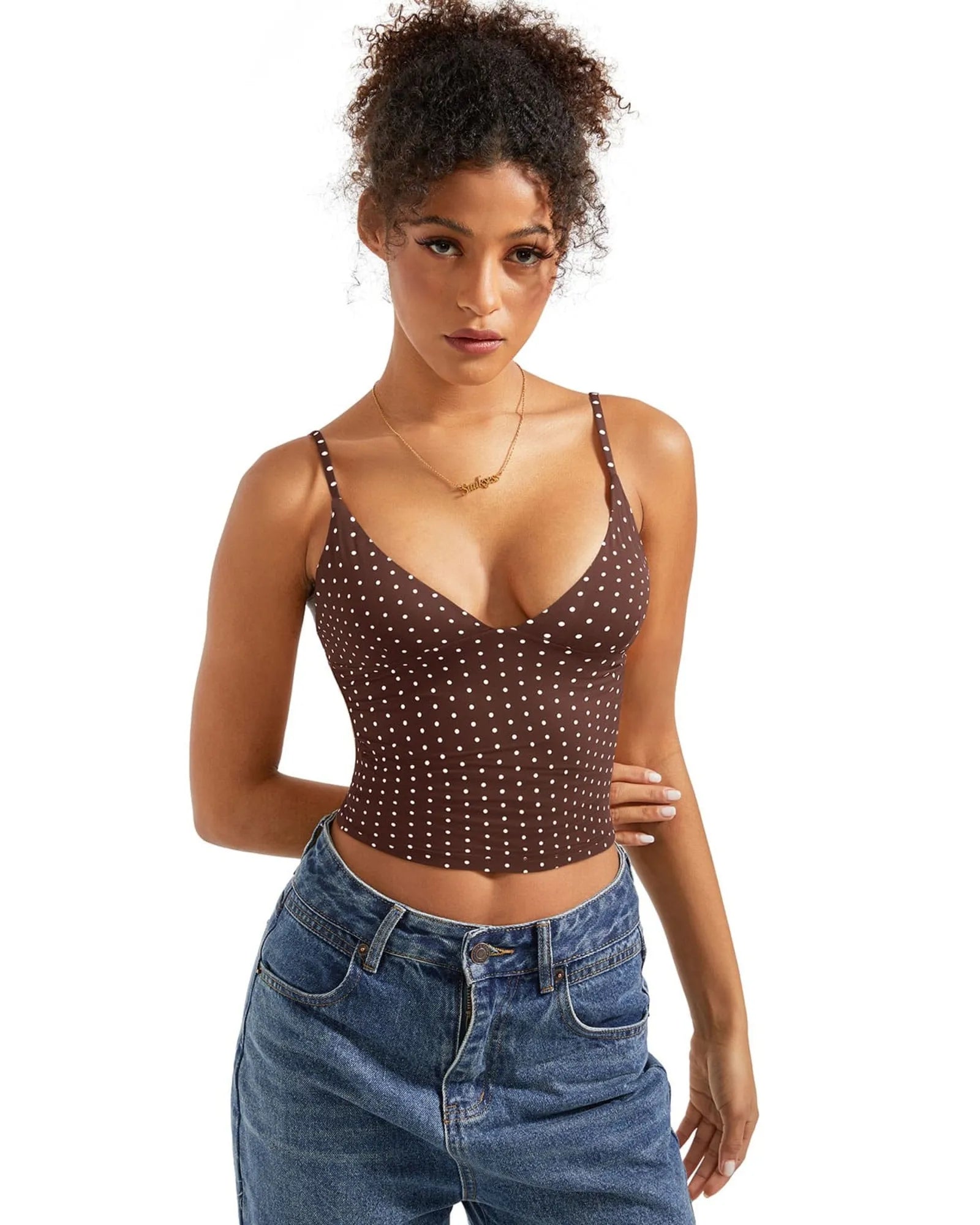 Buttery Soft Cami V Neck Tank Top