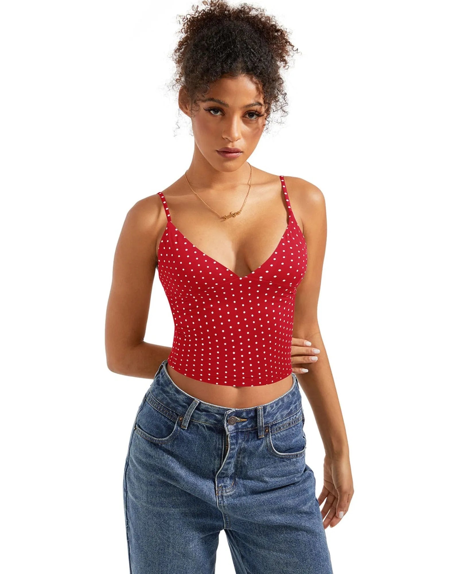 Buttery Soft Cami V Neck Tank Top