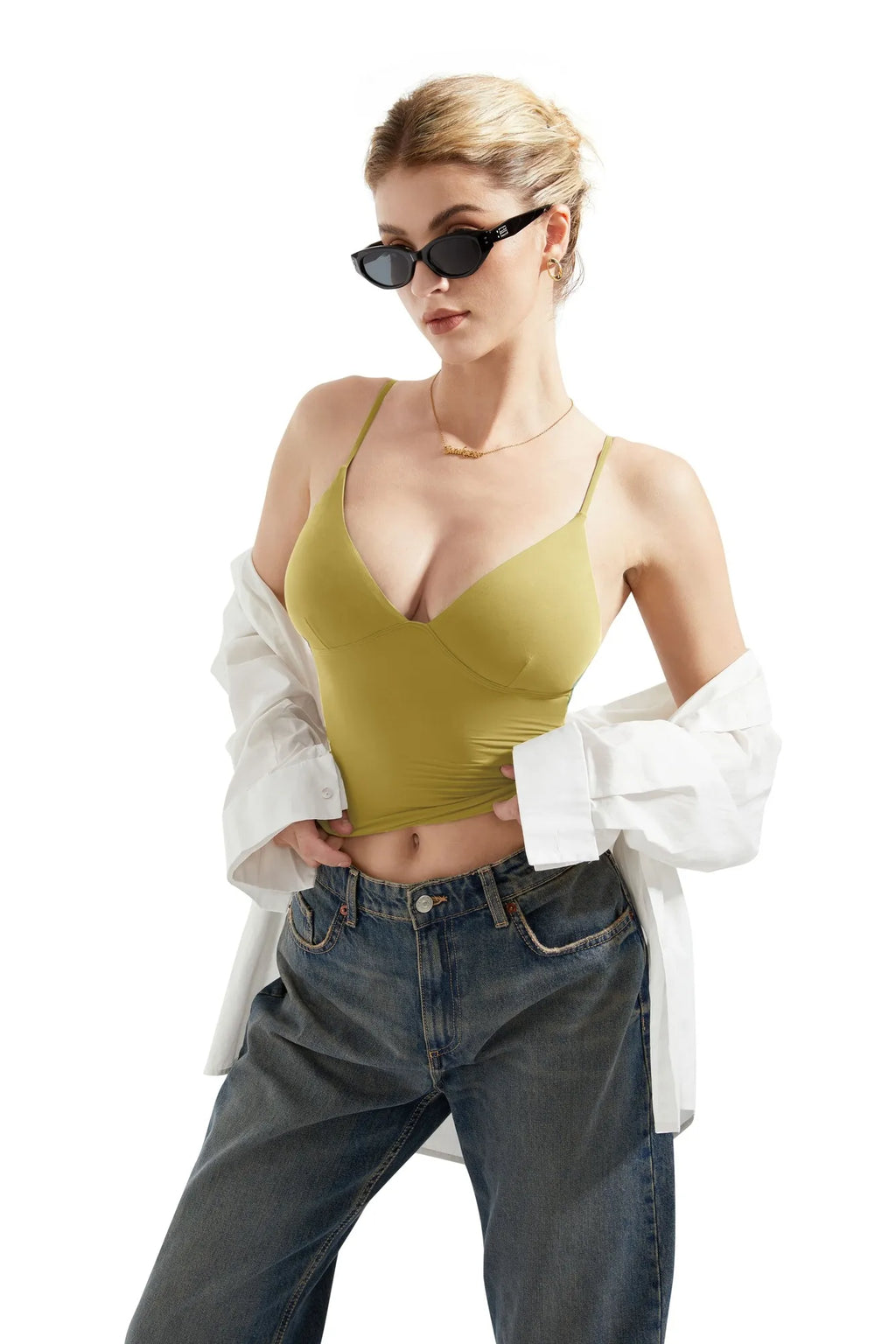 Buttery Soft Cami V Neck Tank Top