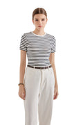 Cotton Ribbed Stripe Shirt