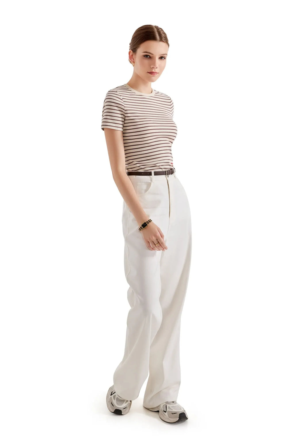 Cotton Ribbed Stripe Shirt