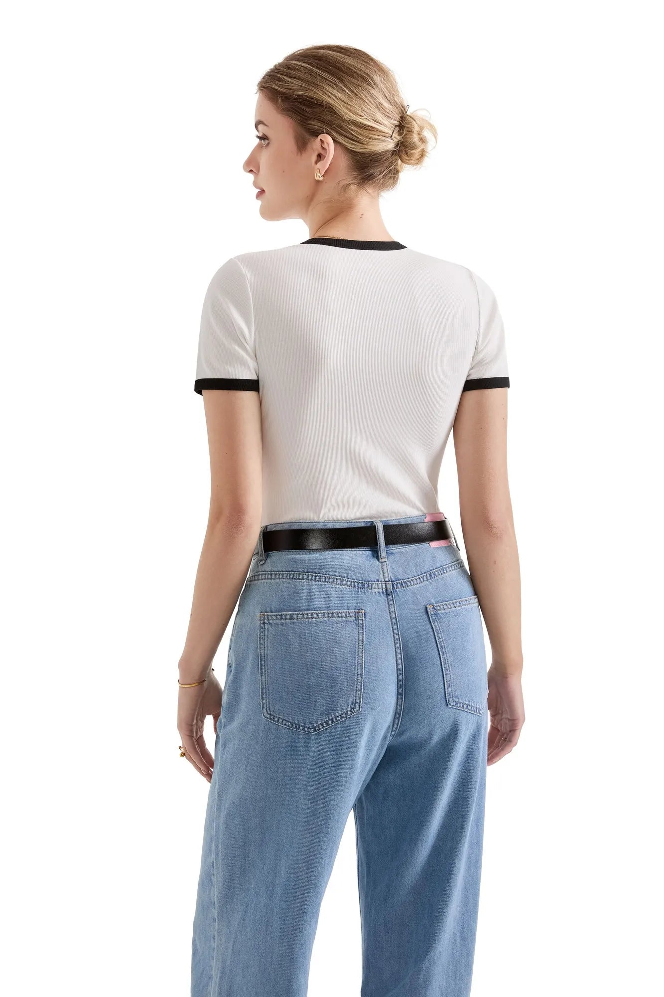 Cotton Ribbed Stripe Shirt
