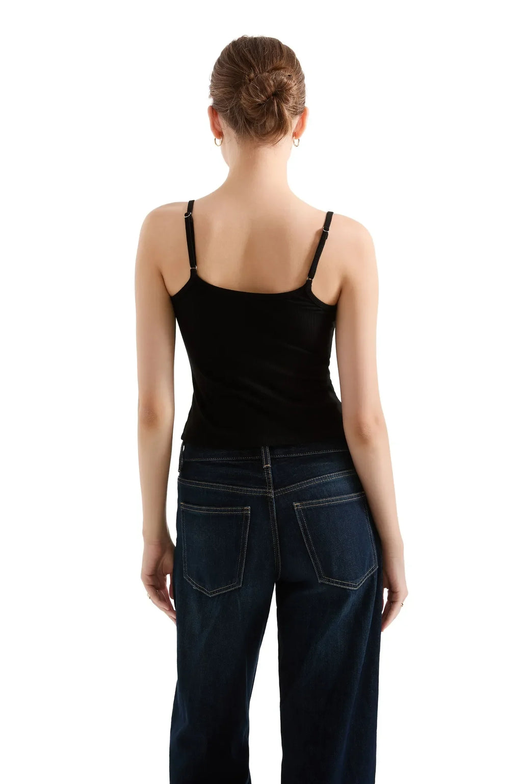 Flash Sales - Cotton Ribbed Stripe Cami Tank Top