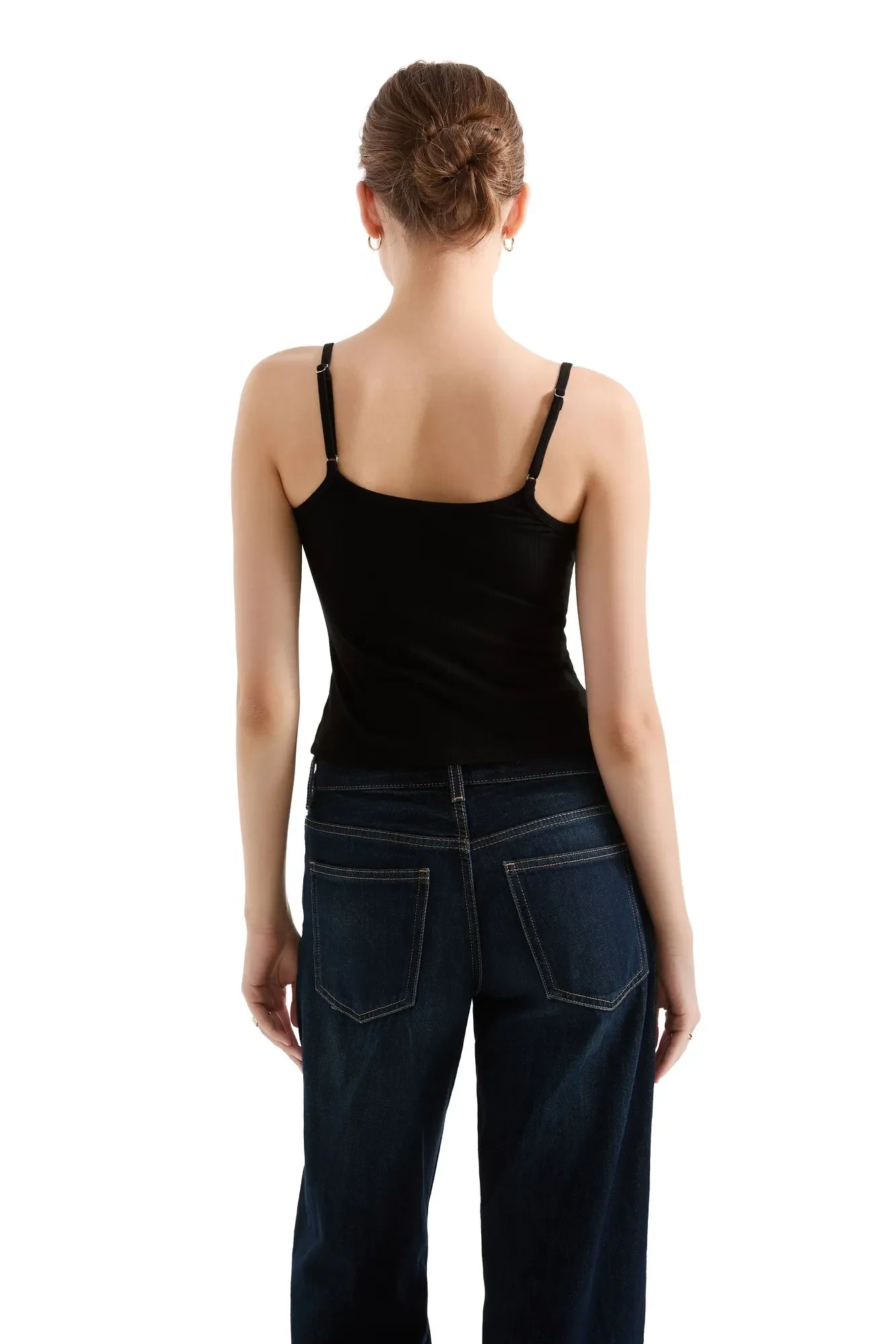 Flash Sales - Cotton Ribbed Stripe Cami Tank Top