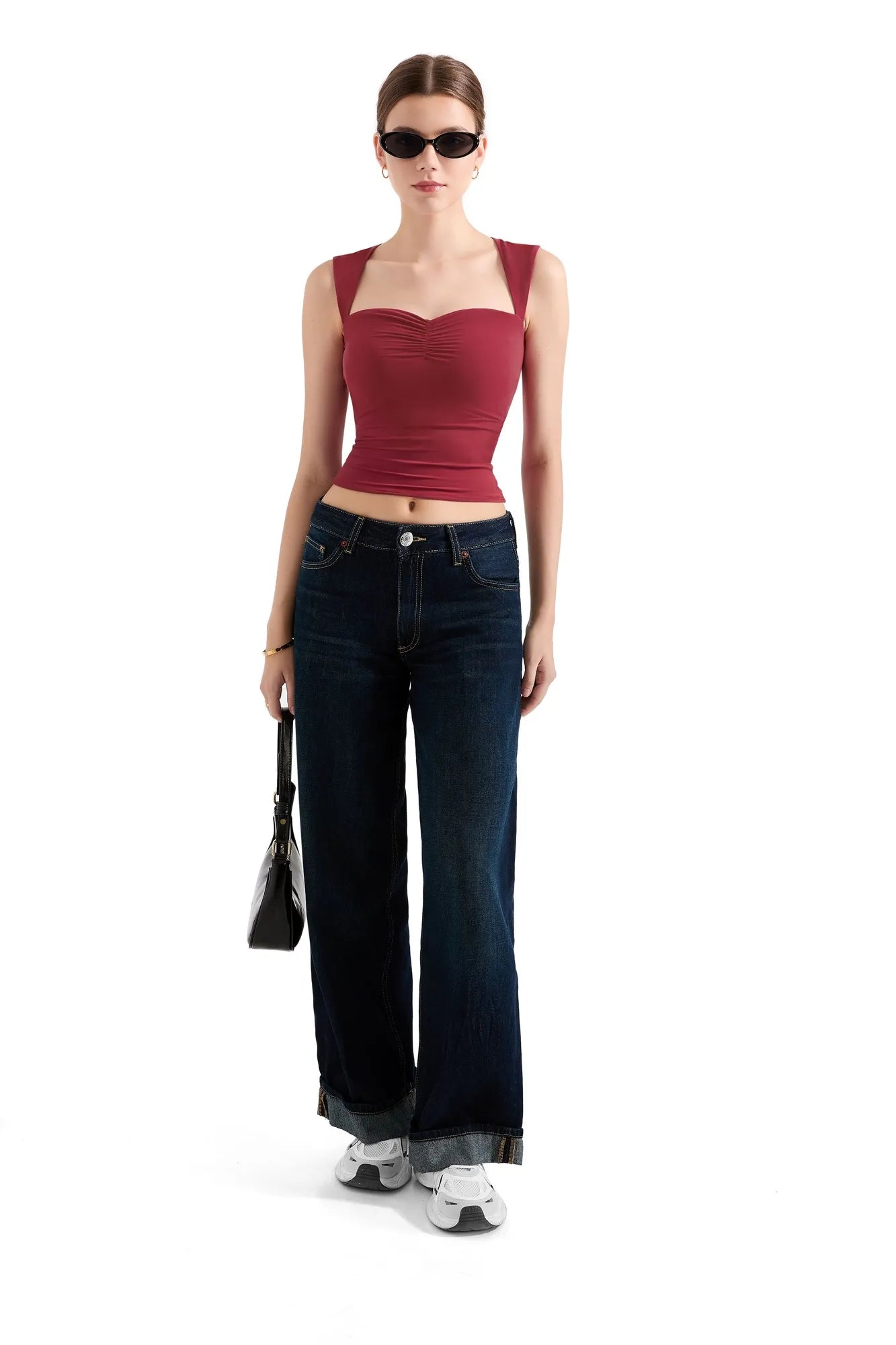 Buttery Soft Heart Neck Tank Top