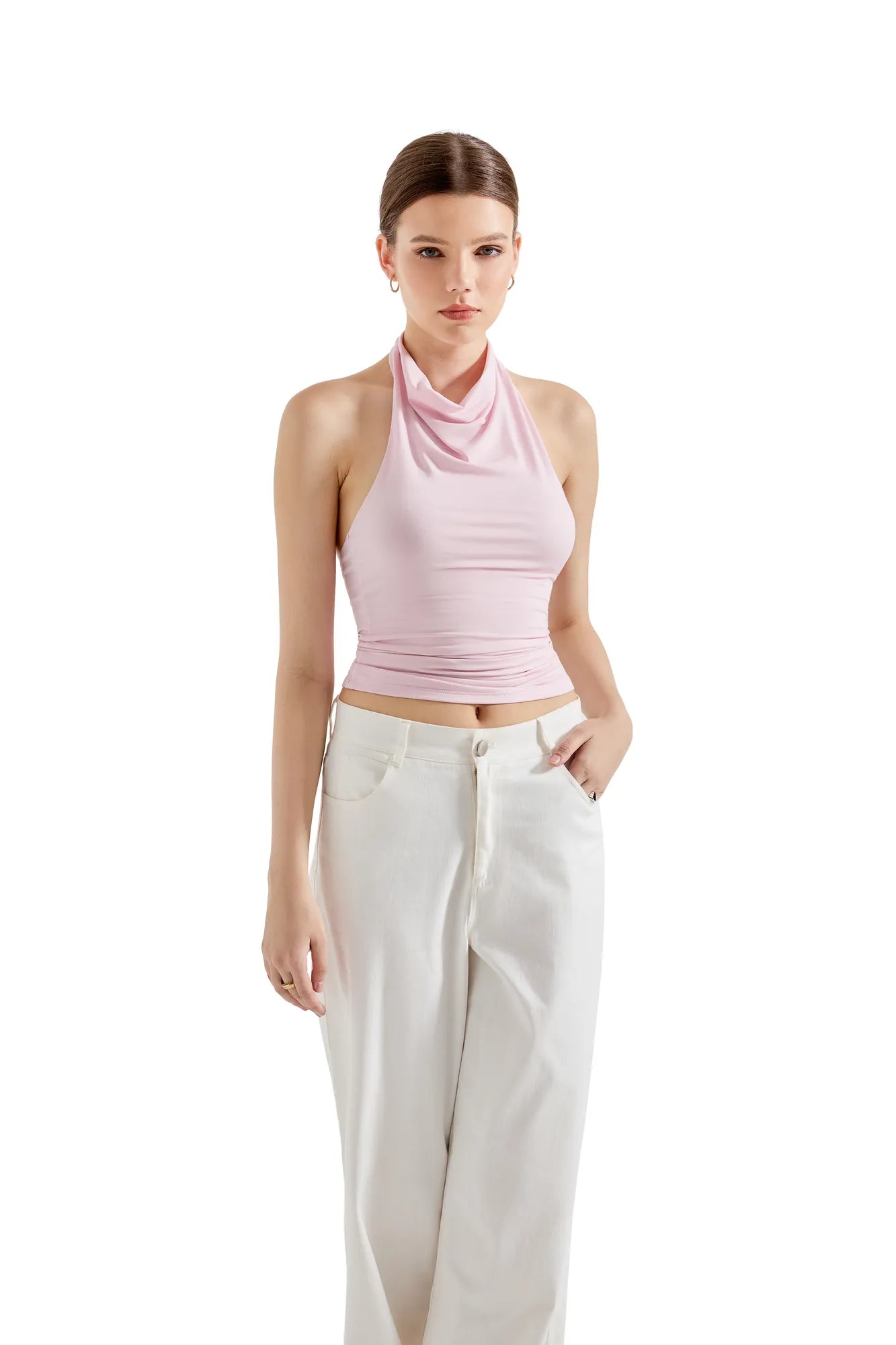 Buttery Soft Cowl Neck Tank Top
