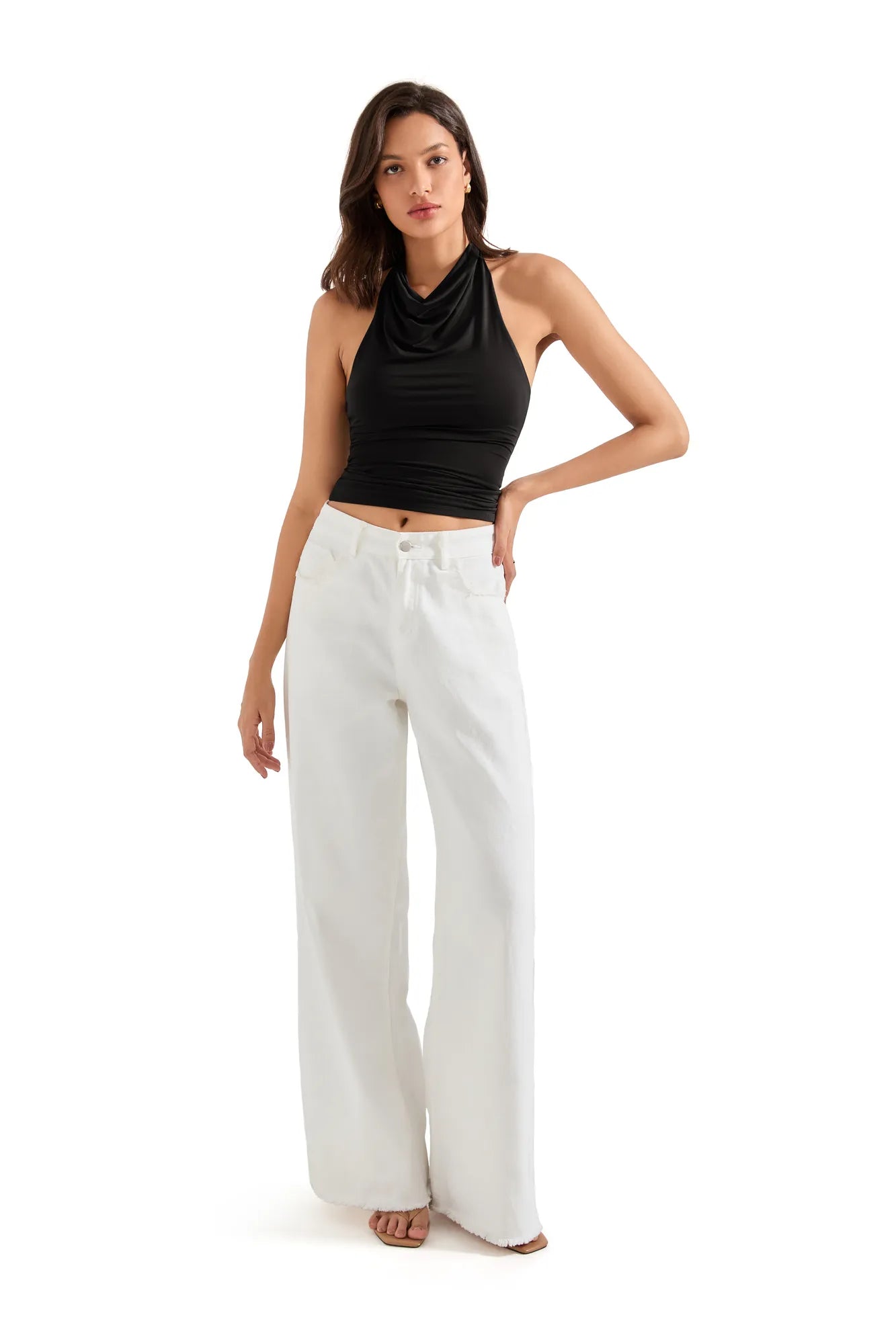 Buttery Soft Cowl Neck Tank Top