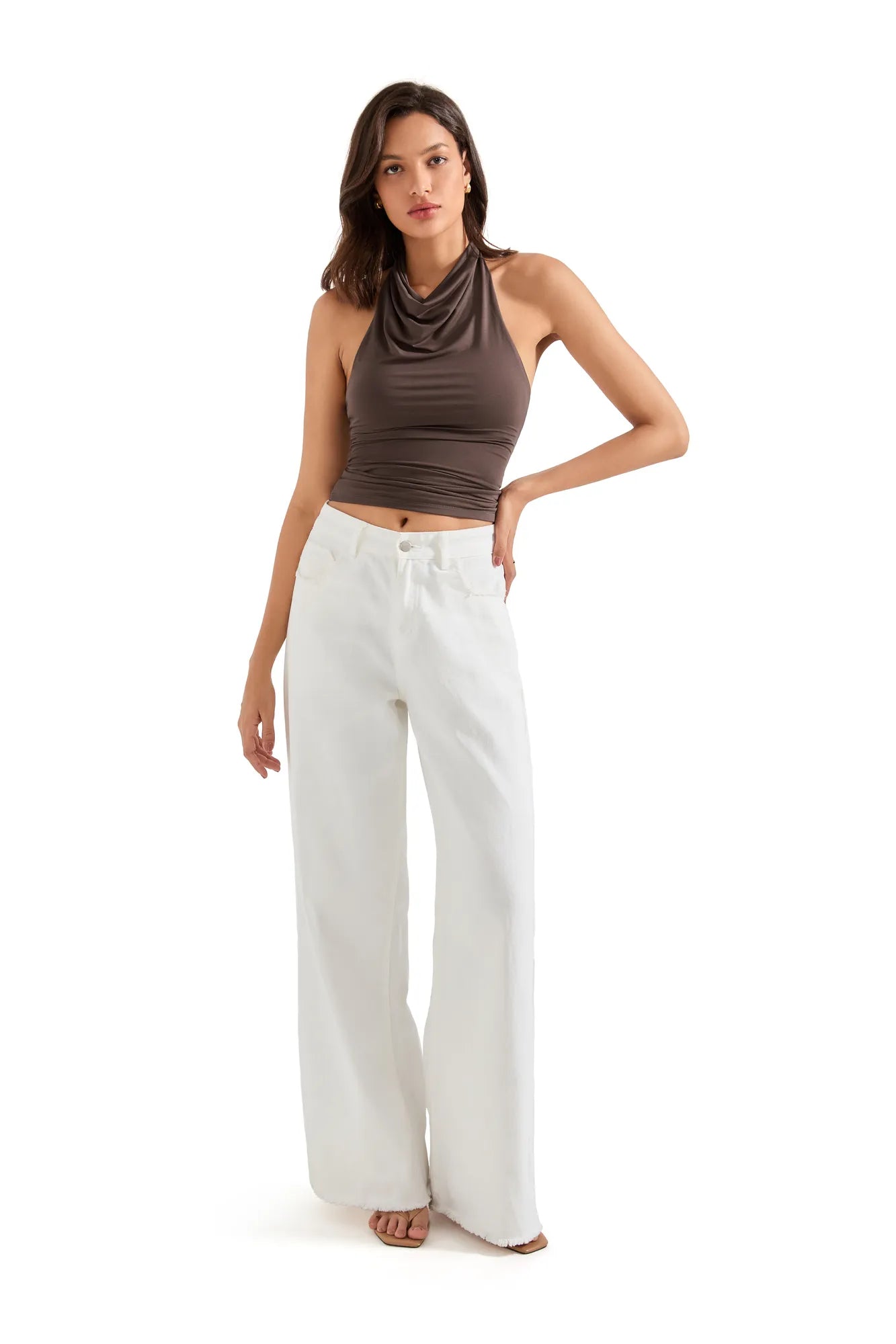 Buttery Soft Cowl Neck Tank Top