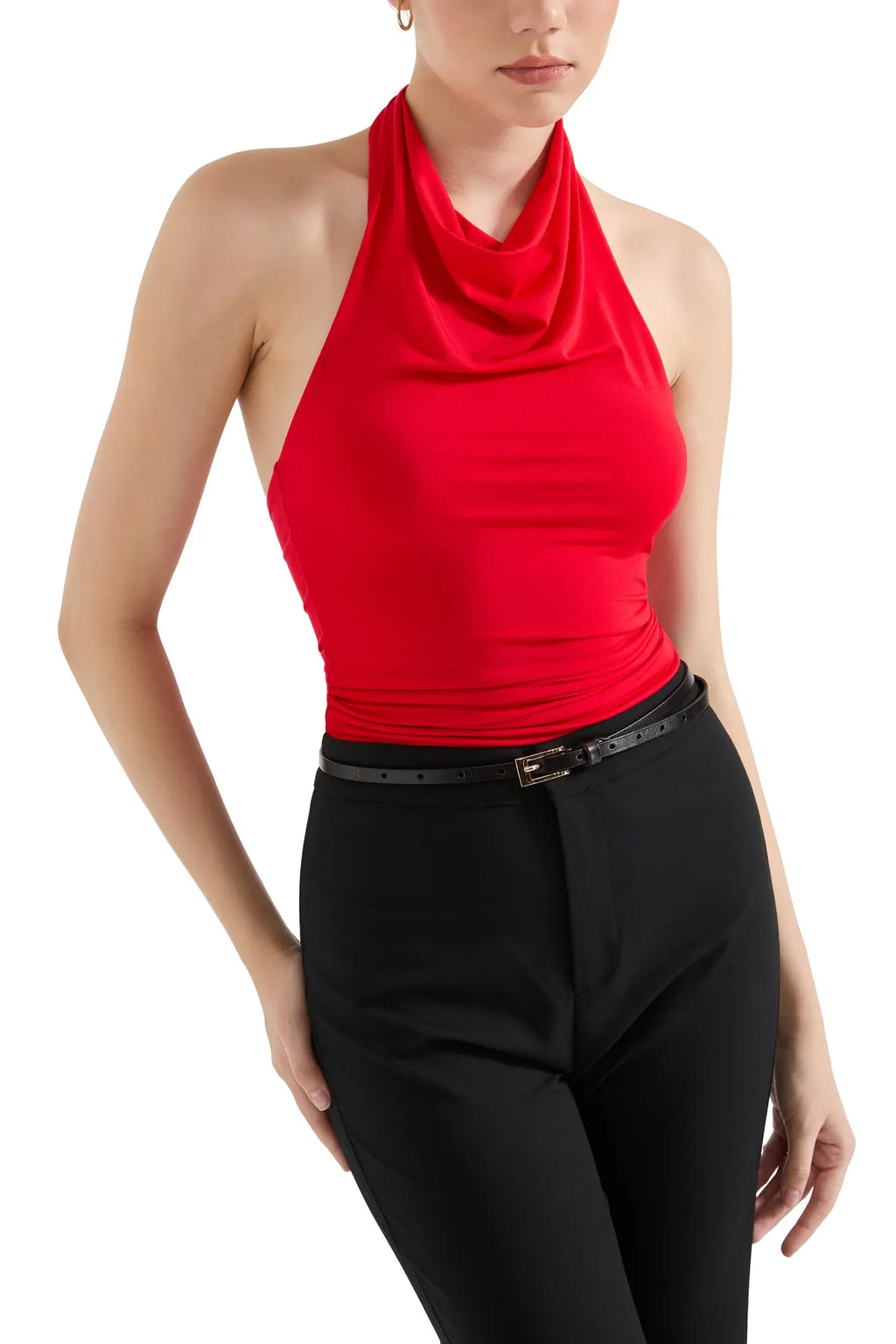 Buttery Soft Cowl Neck Tank Top