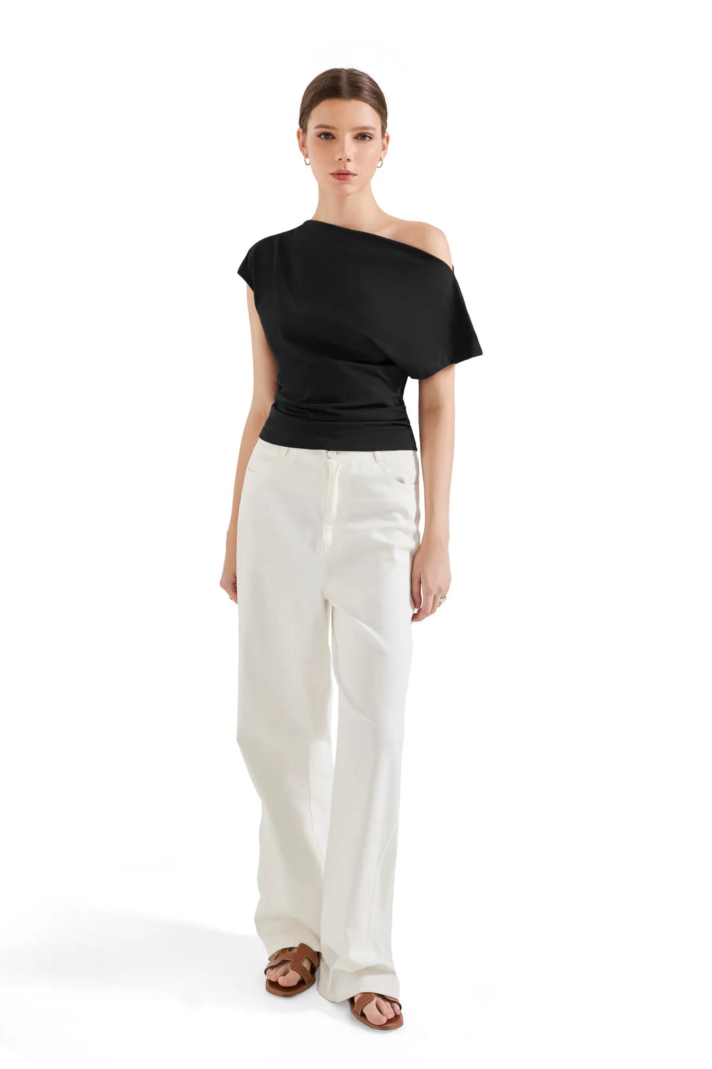 Cotton Multi-Way Off Shoulder Shirt