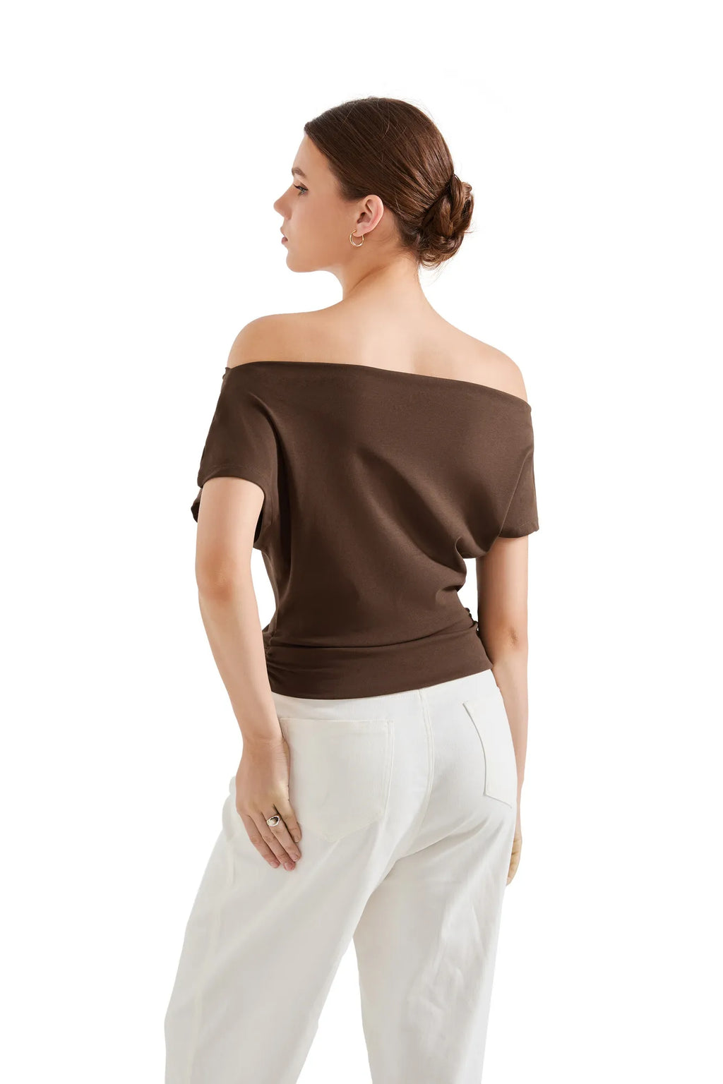 Cotton Multi-Way Off Shoulder Shirt