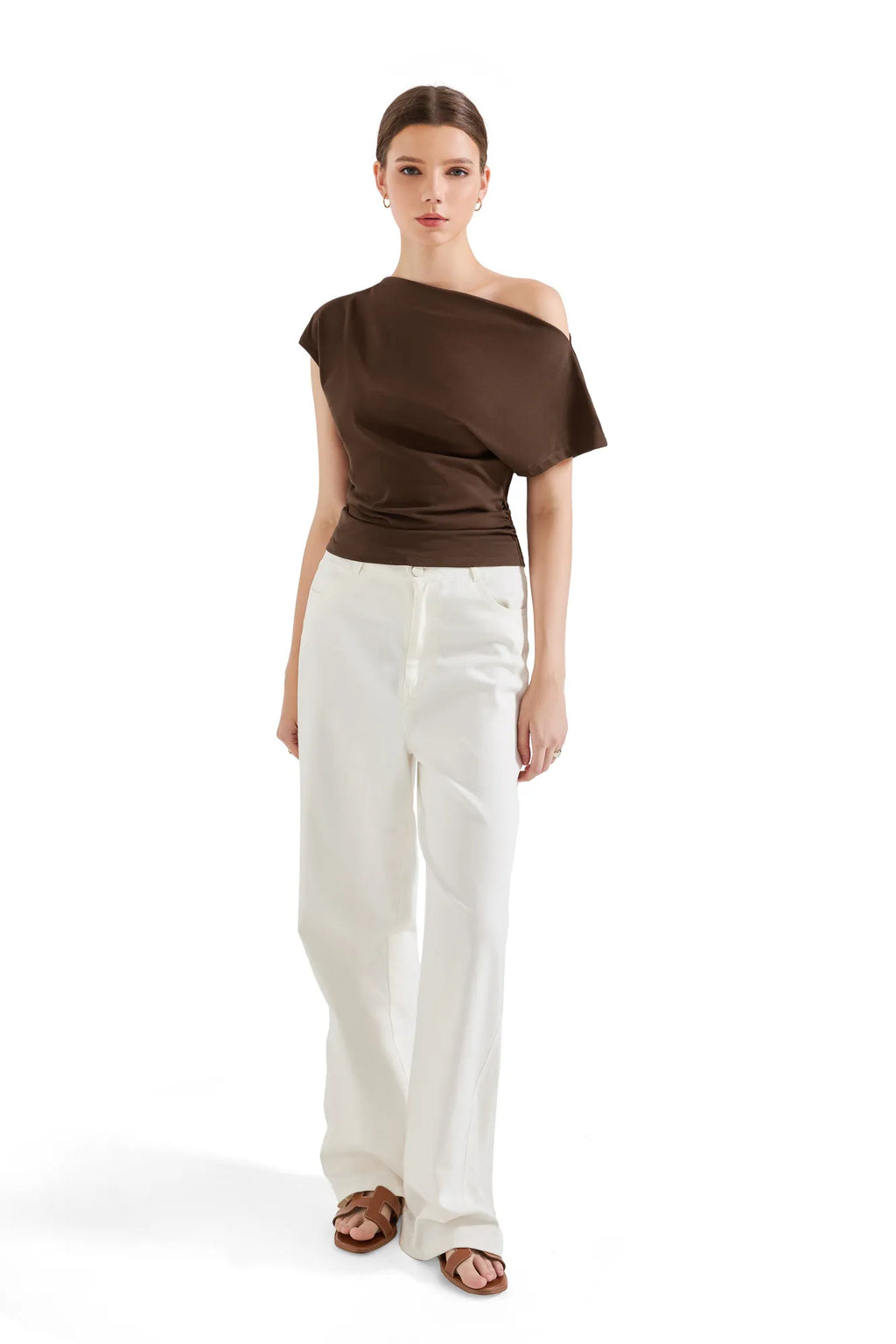 Cotton Multi-Way Off Shoulder Shirt