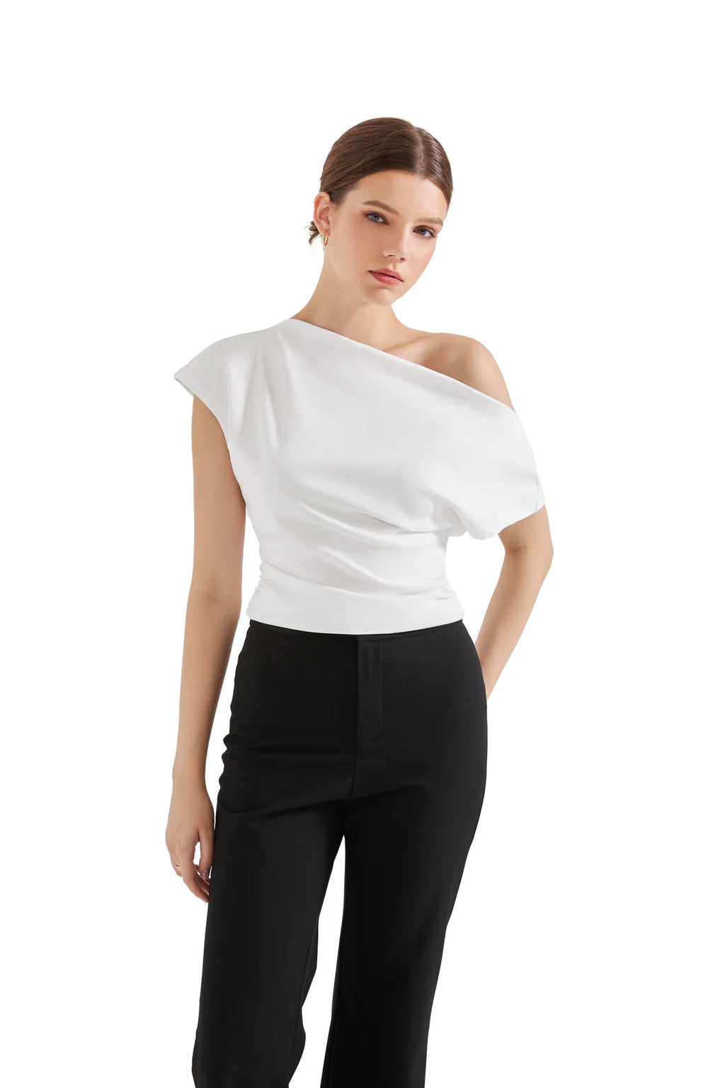 Cotton Multi-Way Off Shoulder Shirt
