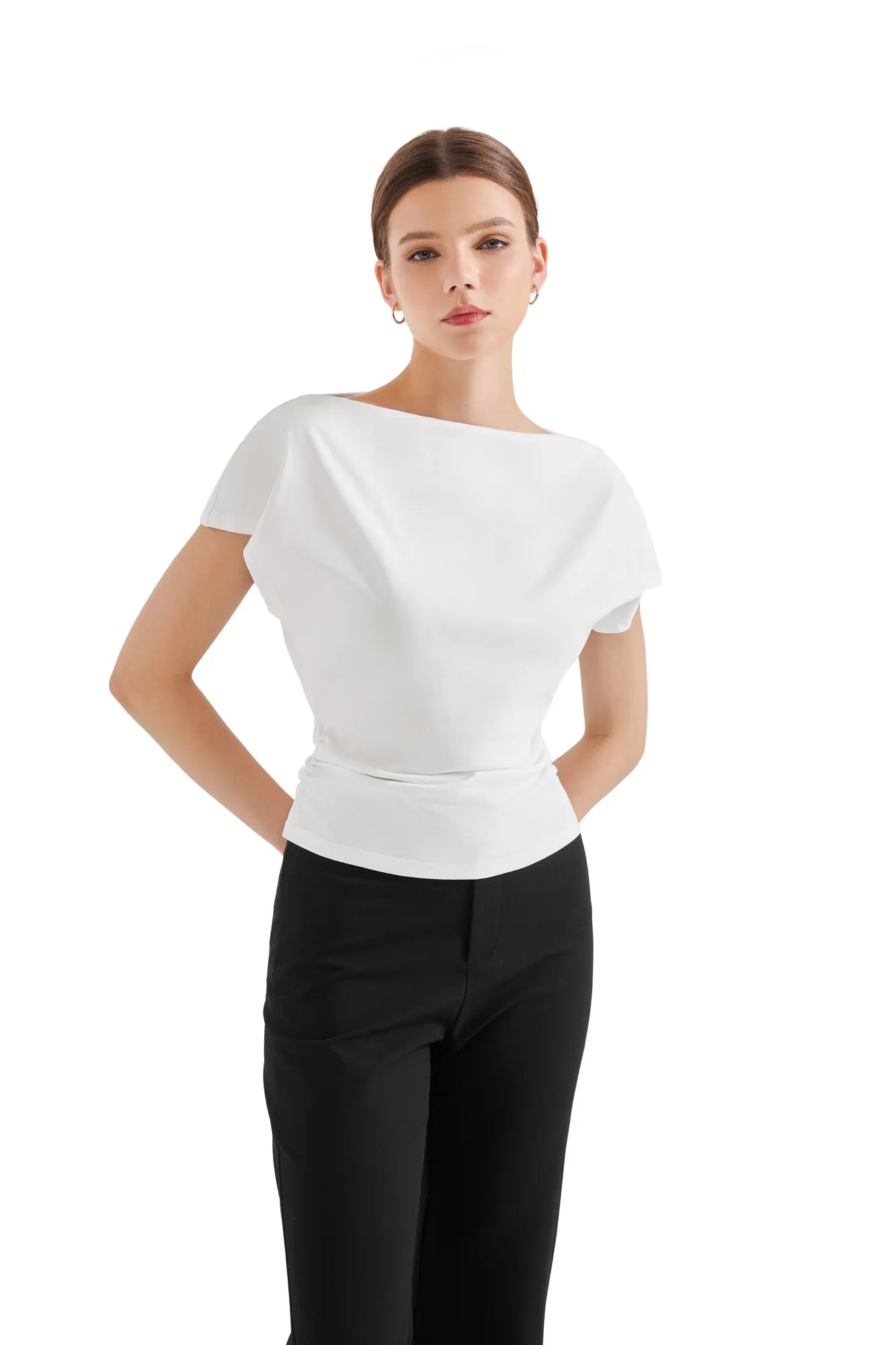Cotton Multi-Way Off Shoulder Shirt