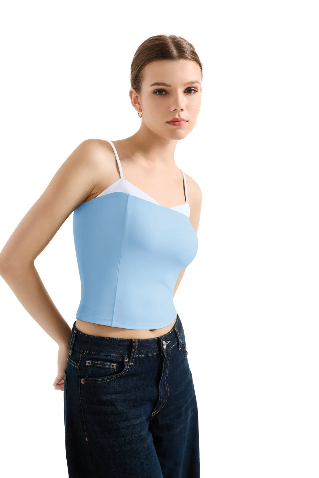Buttery Soft Cami Color Block Tank Top