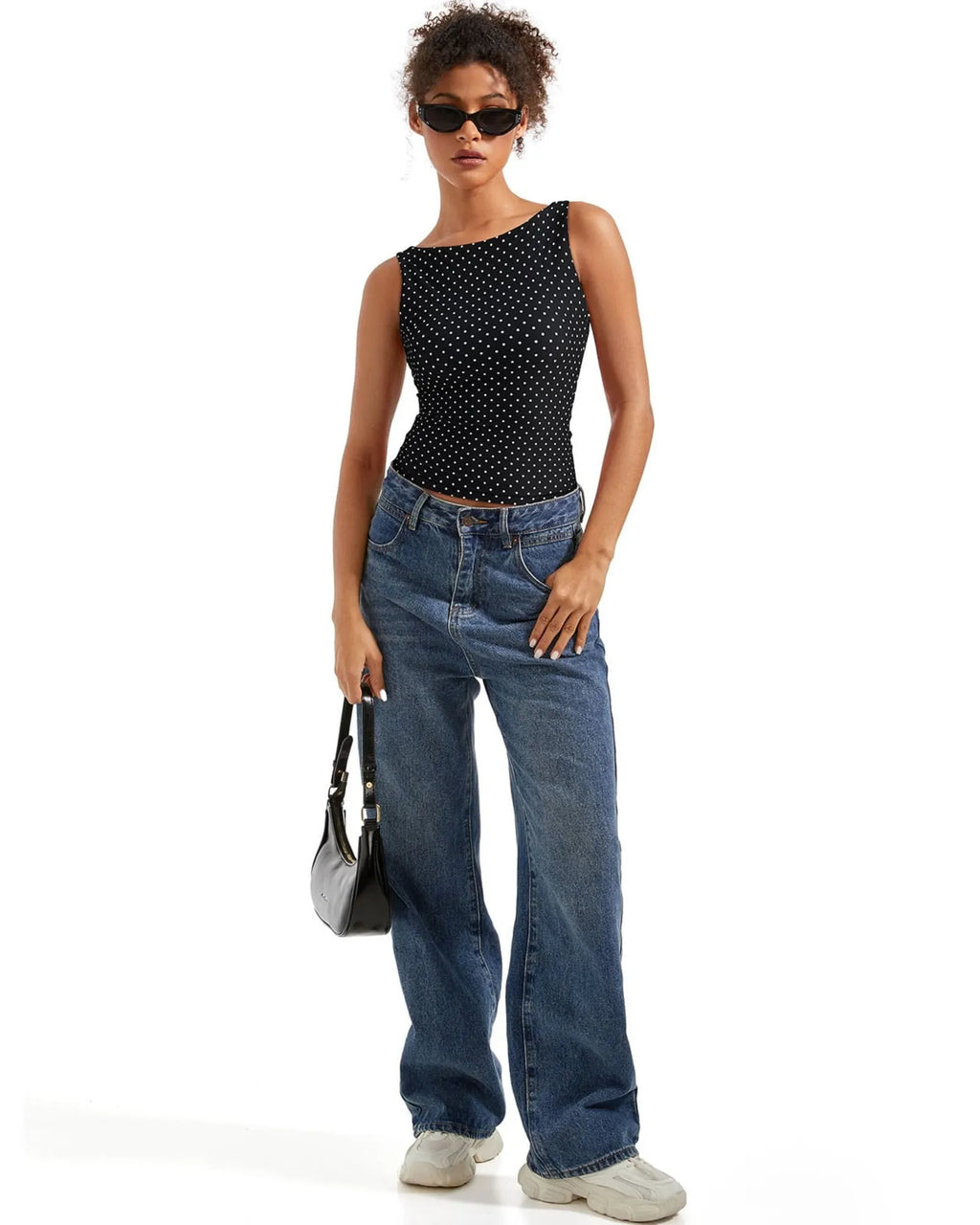 Buttery Soft Backless Boat Neck Tank Top