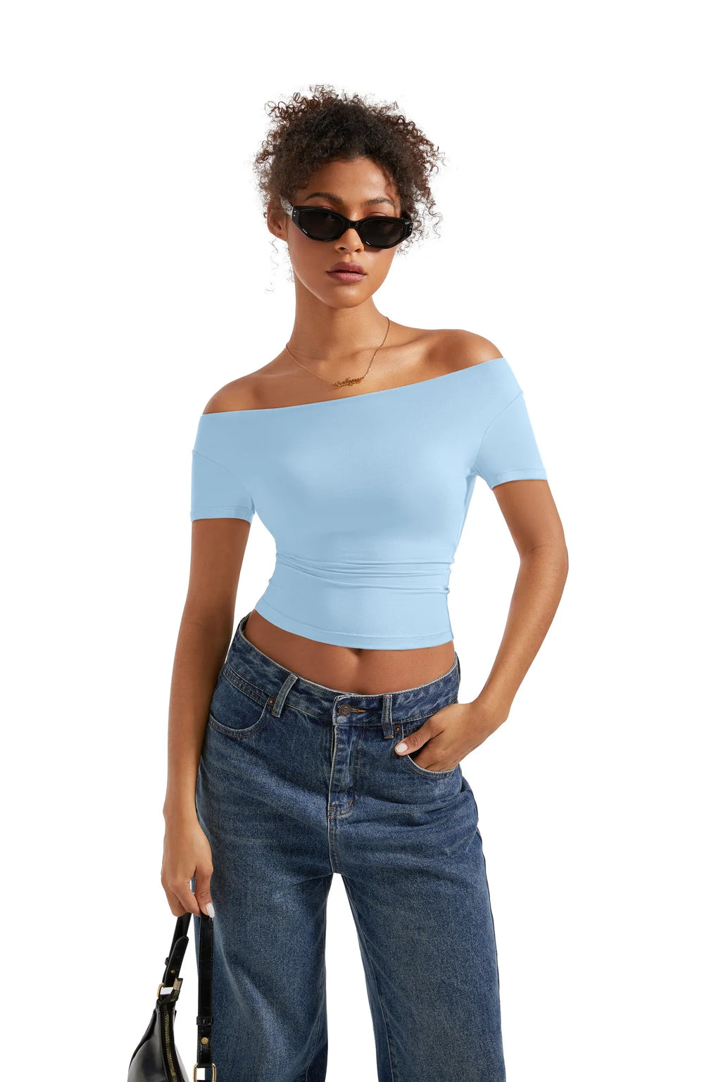 Buttery Soft Multi-Way Off Shoulder Shirt