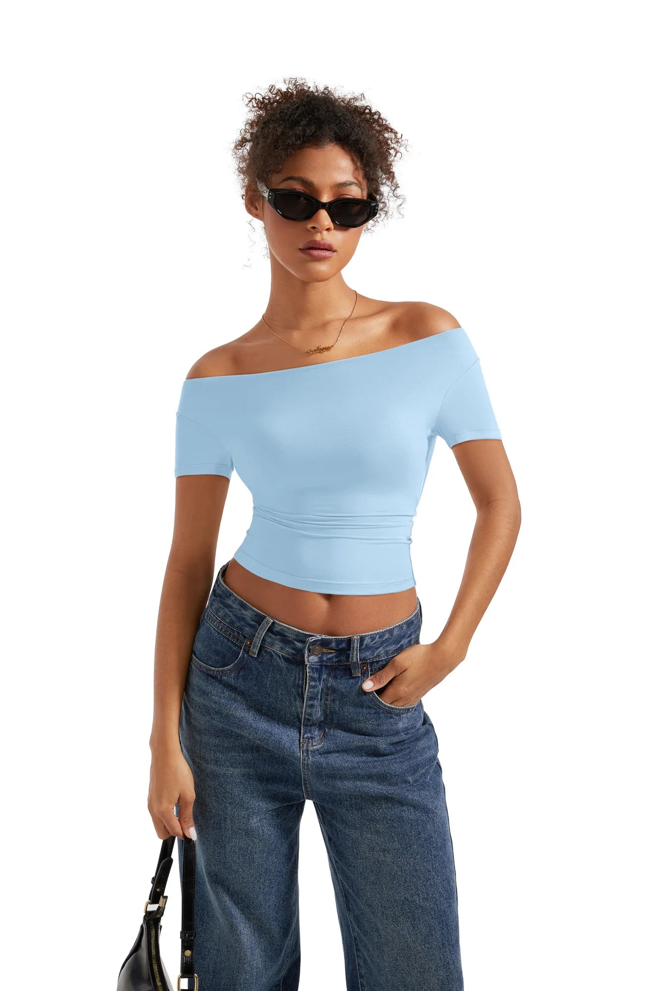 Buttery Soft Multi-Way Off Shoulder Shirt