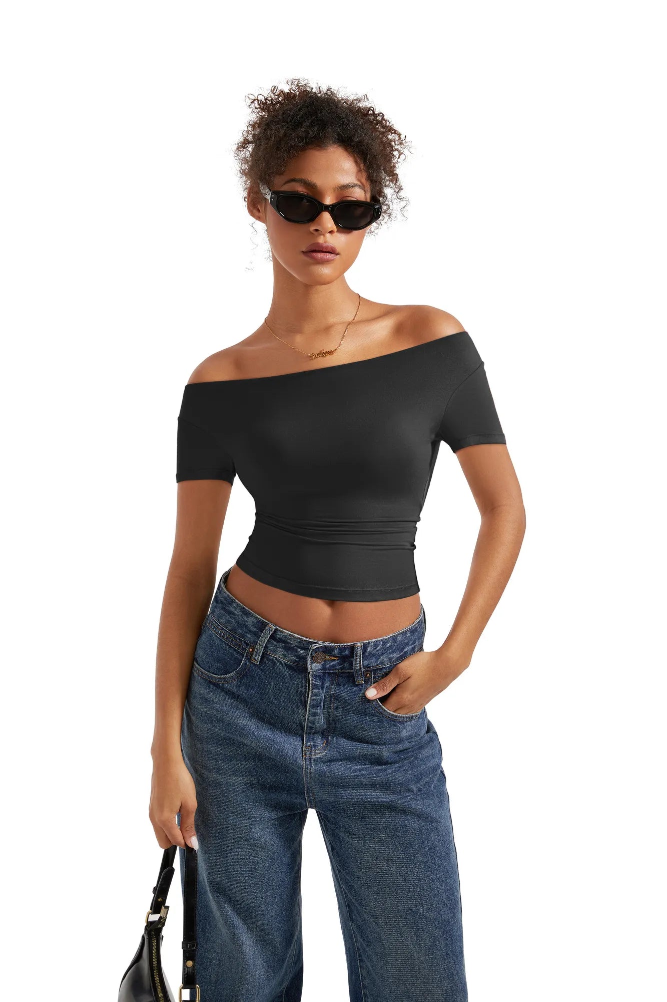 Buttery Soft Multi-Way Off Shoulder Shirt