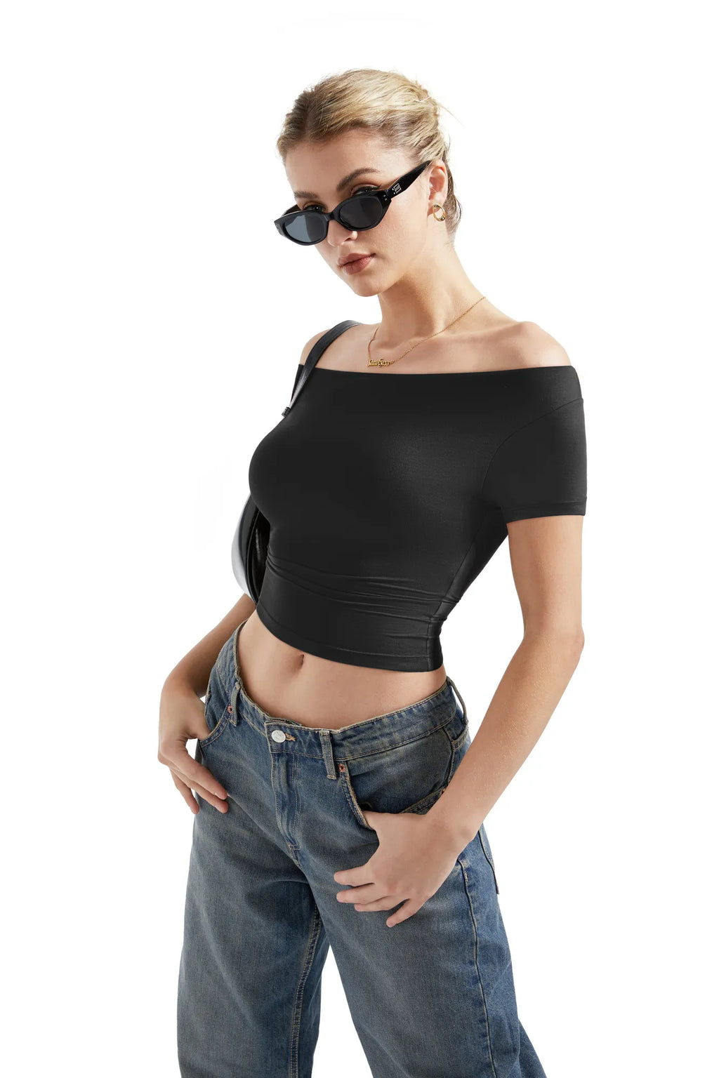 Buttery Soft Multi-Way Off Shoulder Shirt