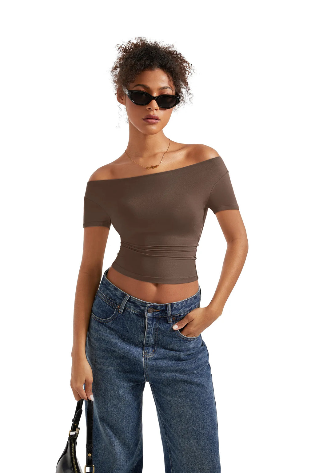 Buttery Soft Multi-Way Off Shoulder Shirt