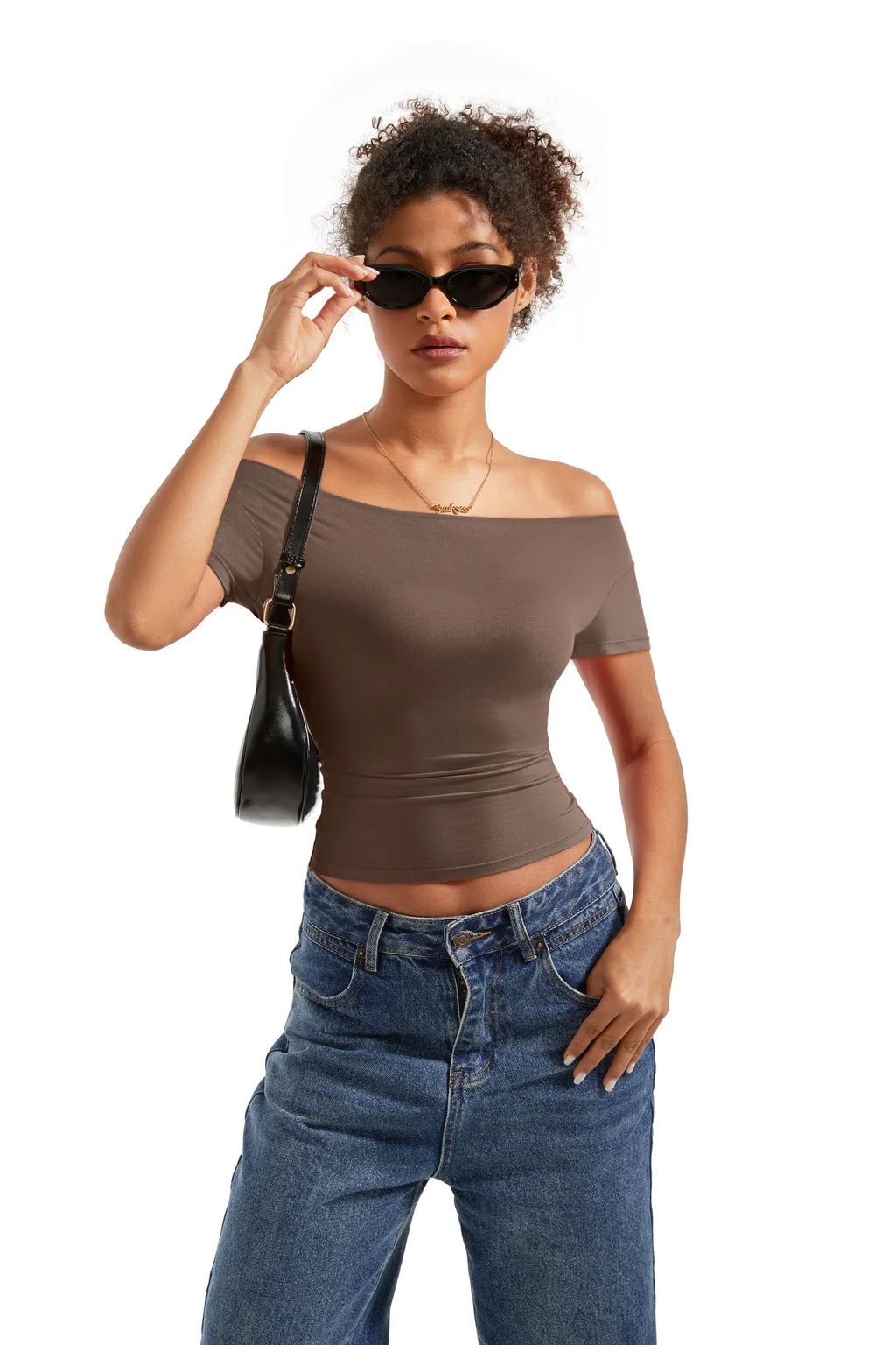 Buttery Soft Multi-Way Off Shoulder Shirt