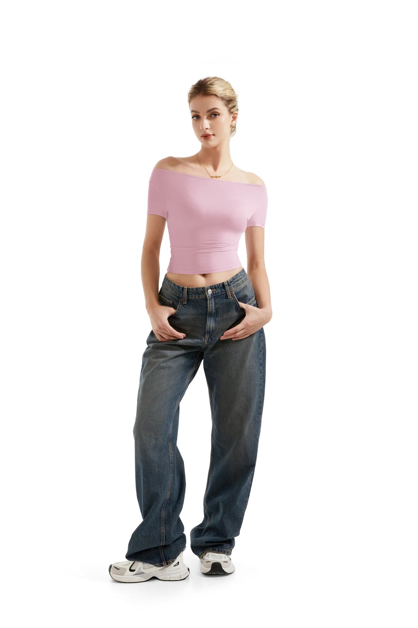 Buttery Soft Multi-Way Off Shoulder Shirt