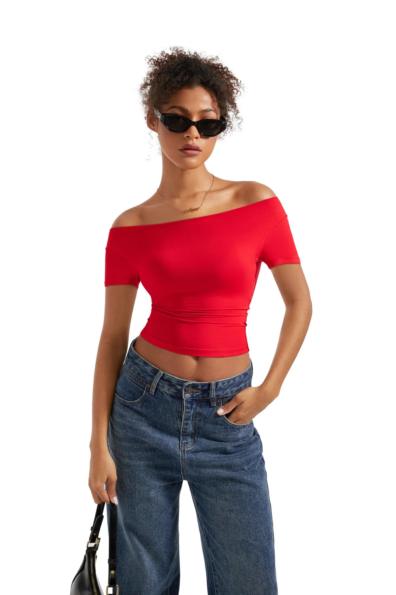 Buttery Soft Multi-Way Off Shoulder Shirt