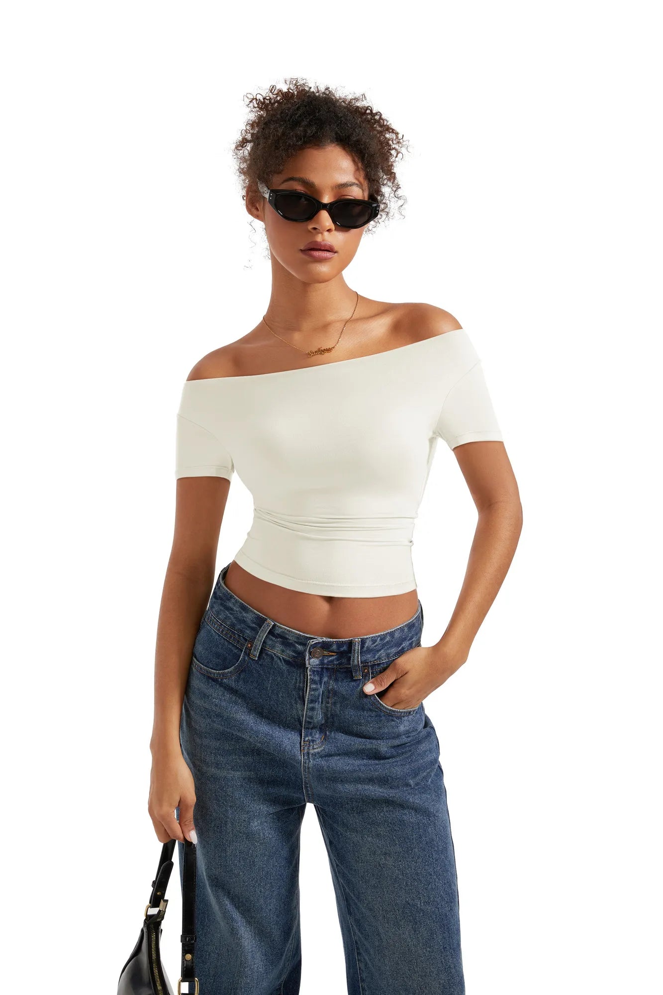 Buttery Soft Multi-Way Off Shoulder Shirt