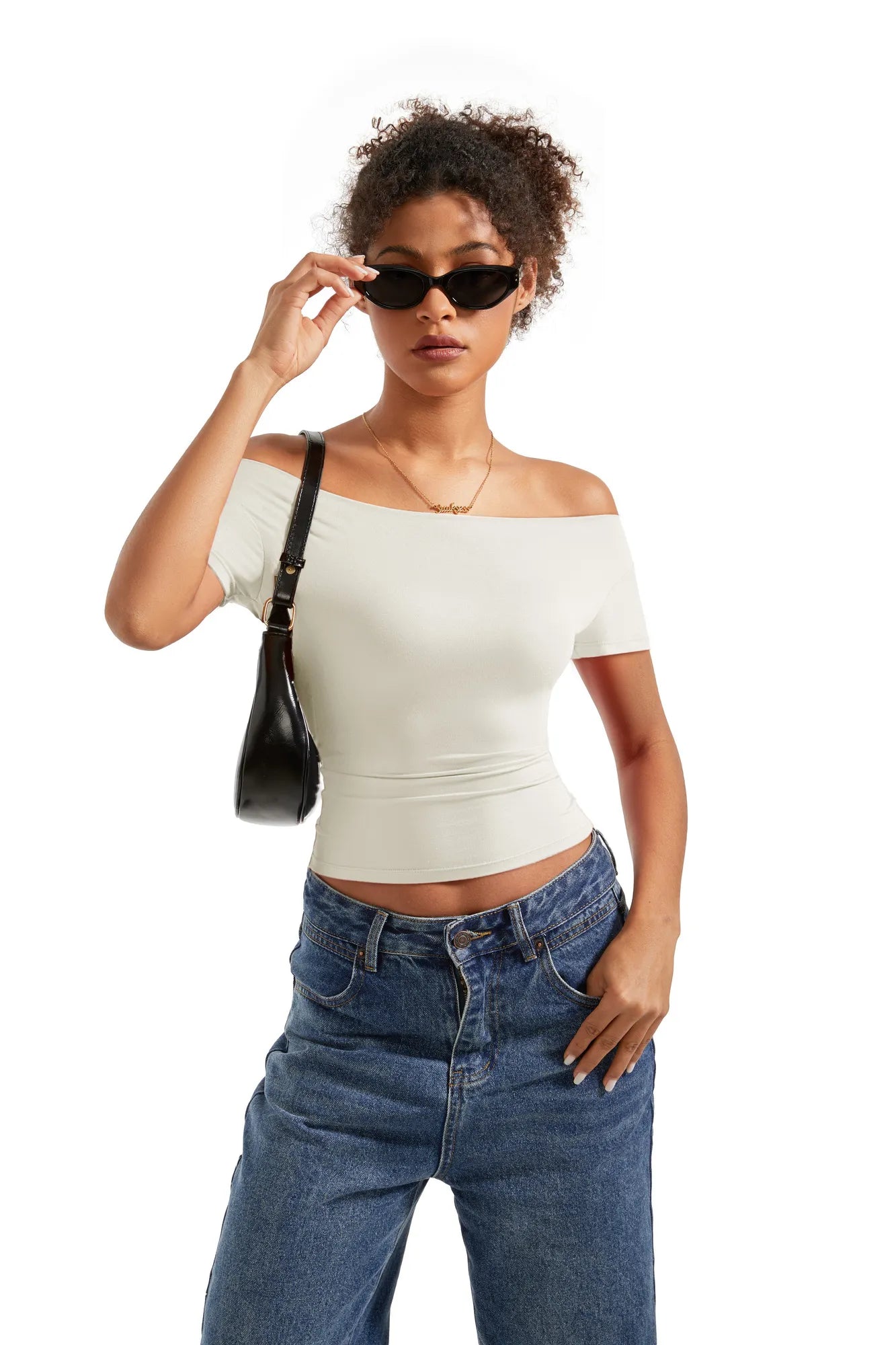 Buttery Soft Multi-Way Off Shoulder Shirt