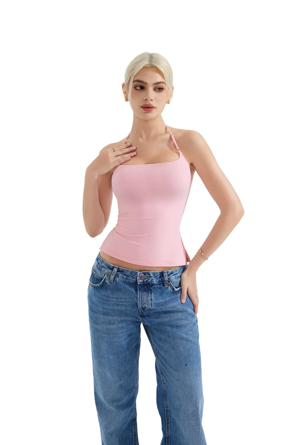 Buttery Soft Cami Halter Tank Top
