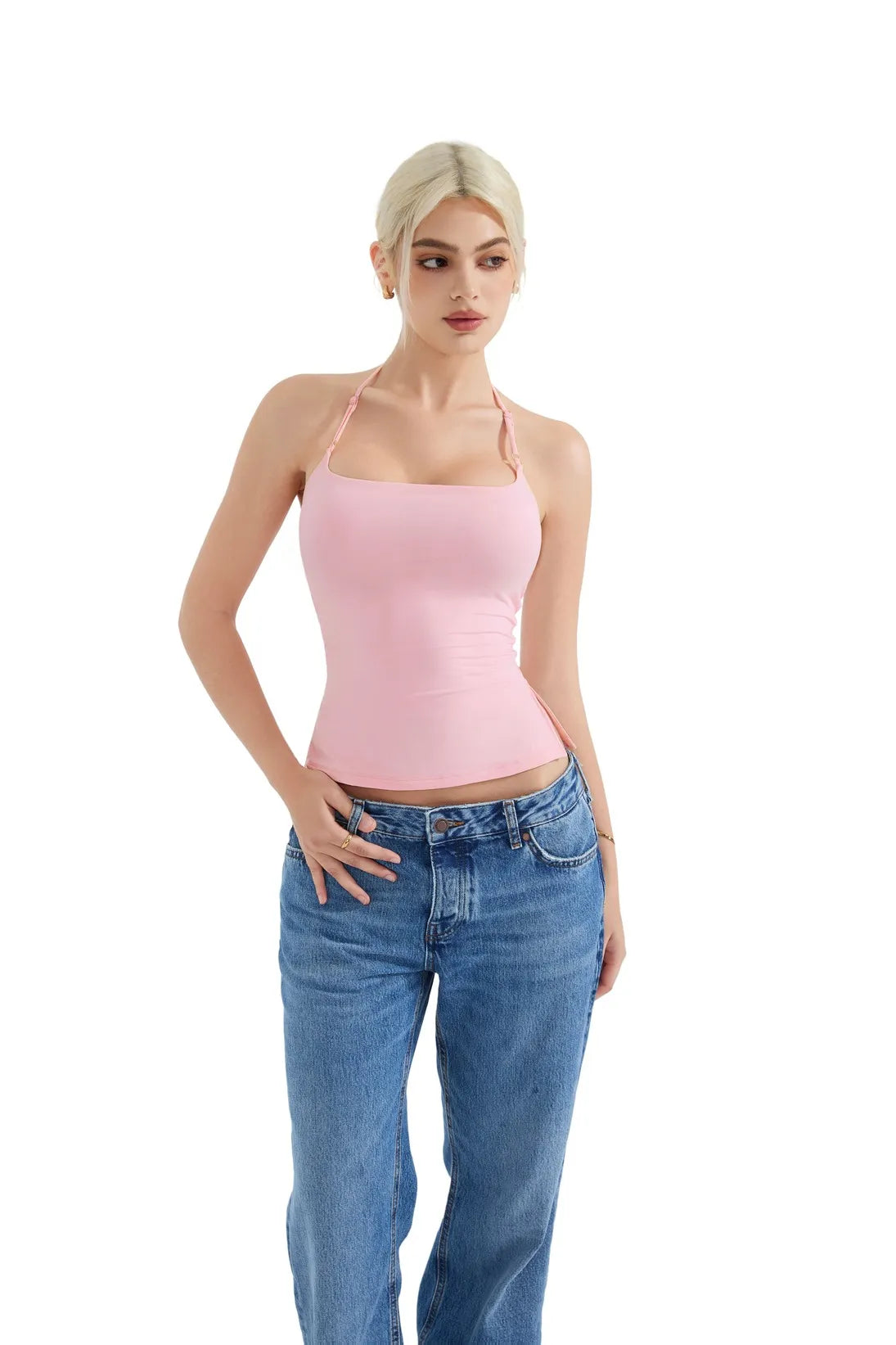 Buttery Soft Cami Halter Tank Top