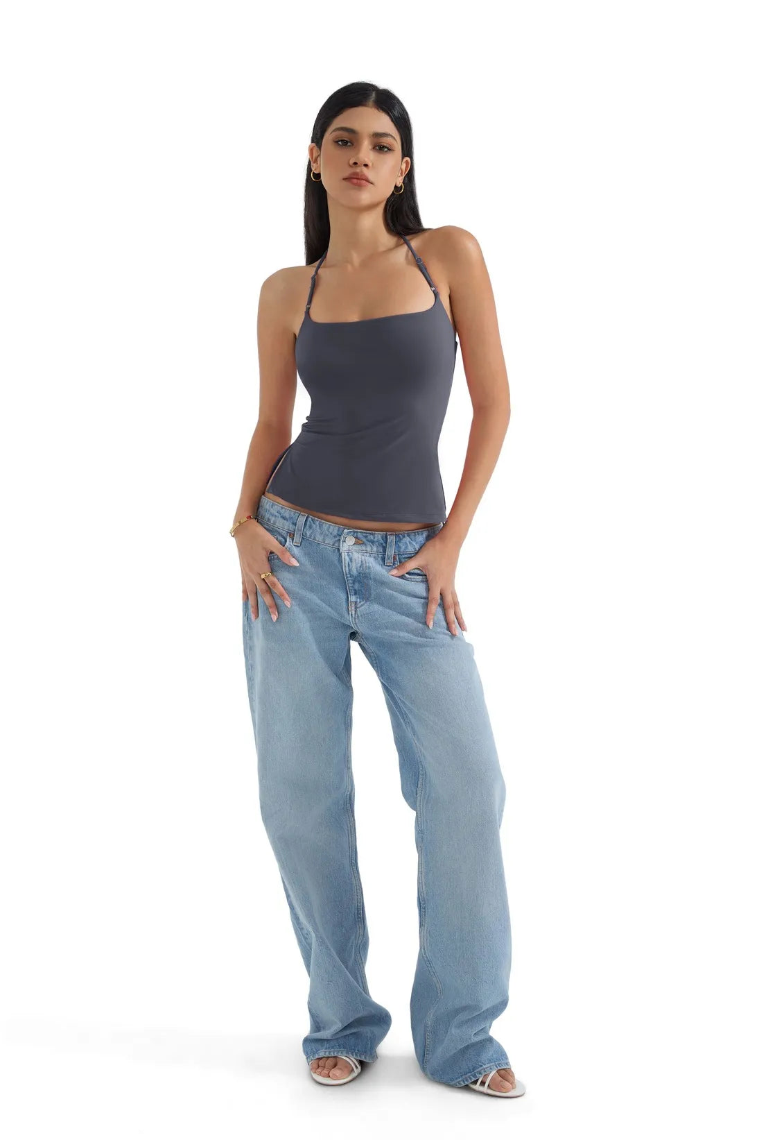 Buttery Soft Cami Halter Tank Top