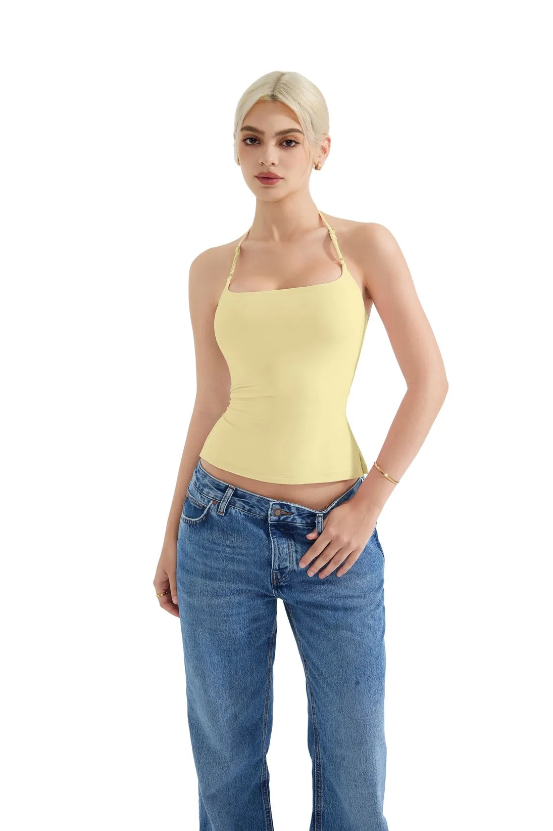 Buttery Soft Cami Halter Tank Top