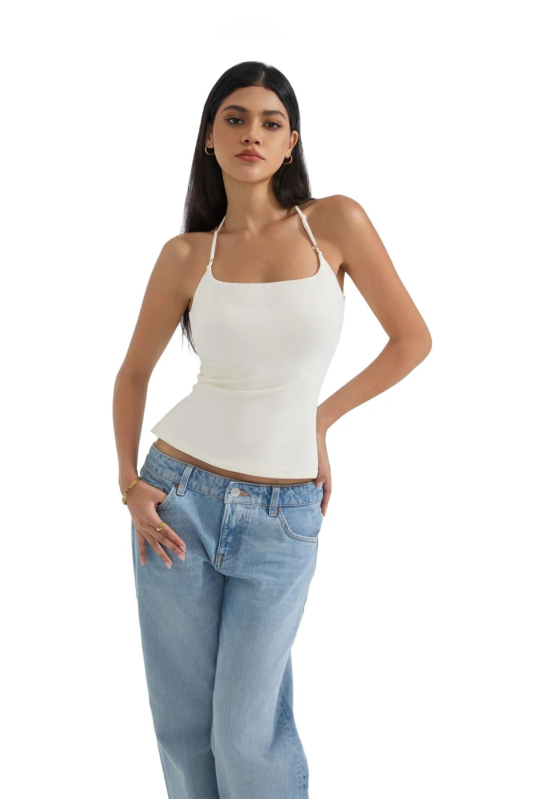Buttery Soft Cami Halter Tank Top