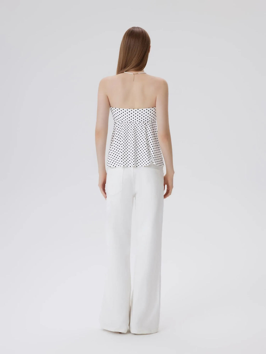 Babydoll Strapless Peplum Tank Tops