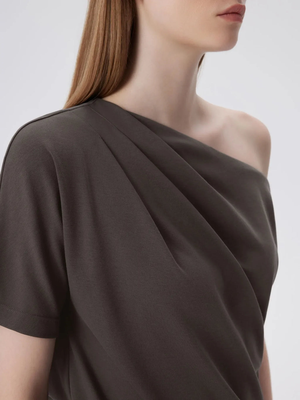 Asymmetrical Off Shoulder Short Sleeve T-Shirts