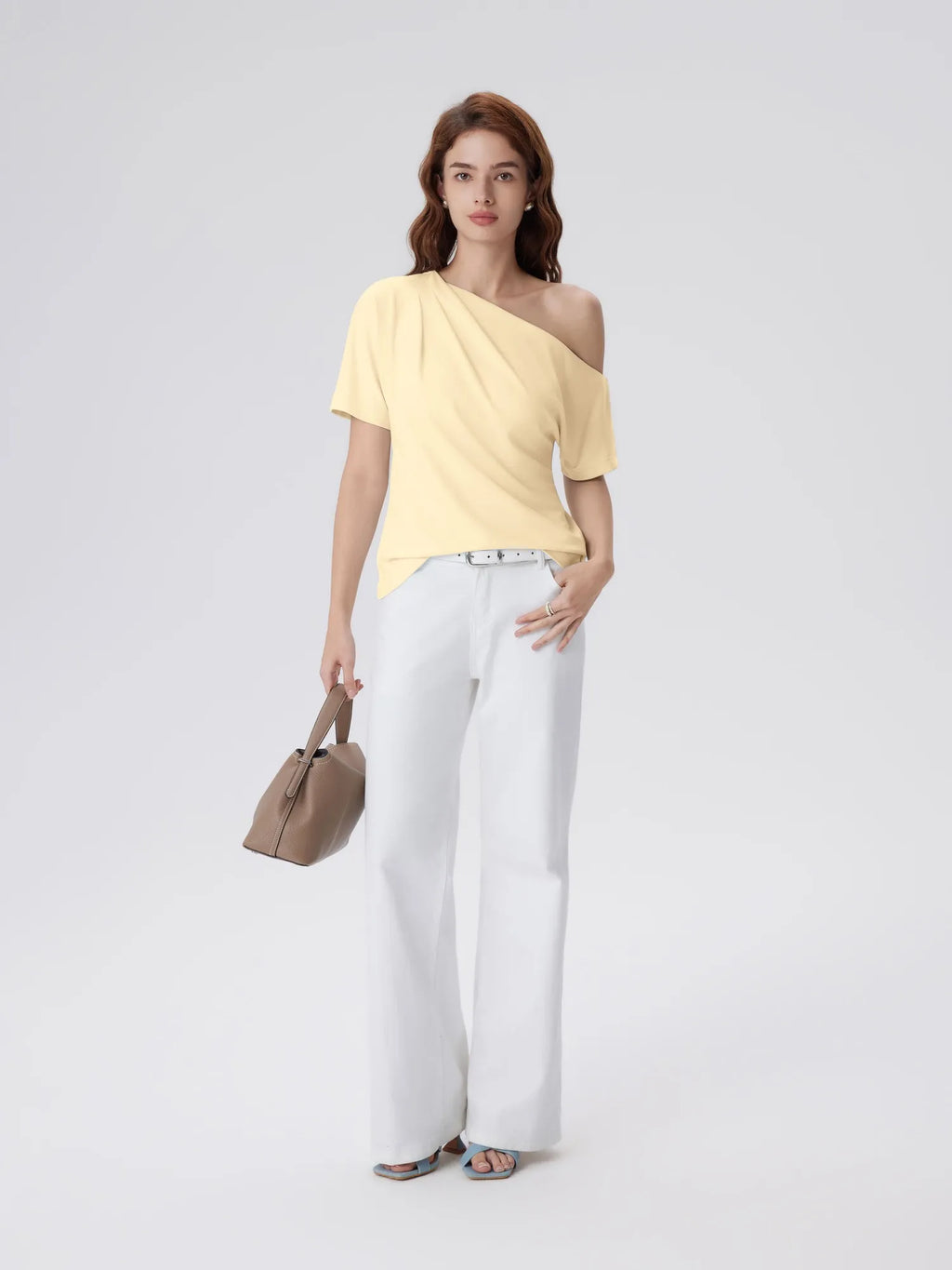 Asymmetrical Off Shoulder Short Sleeve T-Shirts