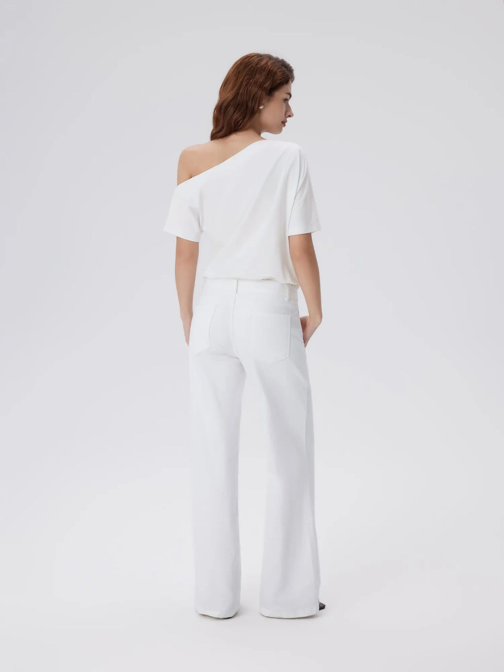 Asymmetrical Off Shoulder Short Sleeve T-Shirts