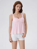 Babydoll Modal Peplum Tank Tops