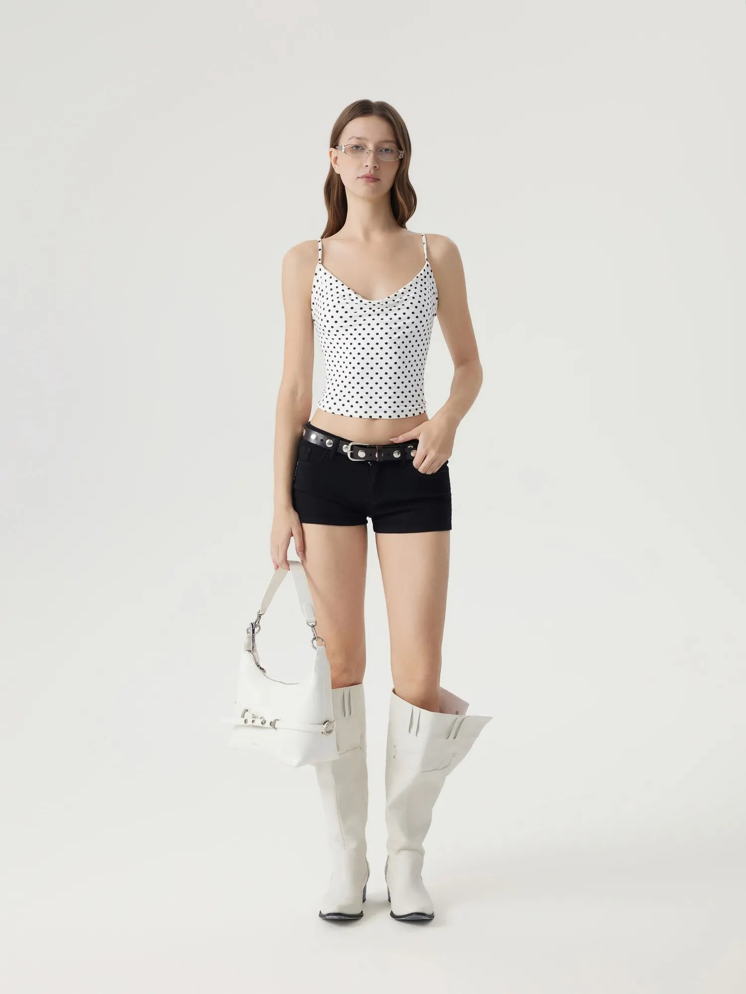 Sexy Cowl Neck Backless Tank Top