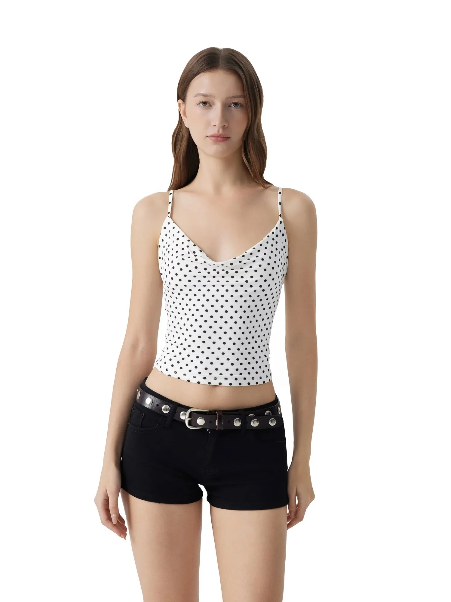 Sexy Cowl Neck Backless Tank Top