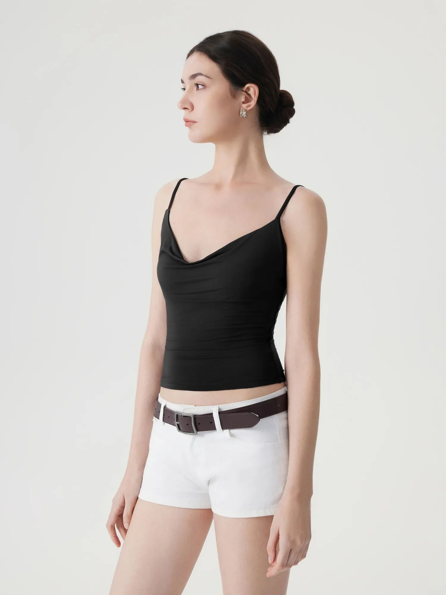 Sexy Cowl Neck Backless Tank Top