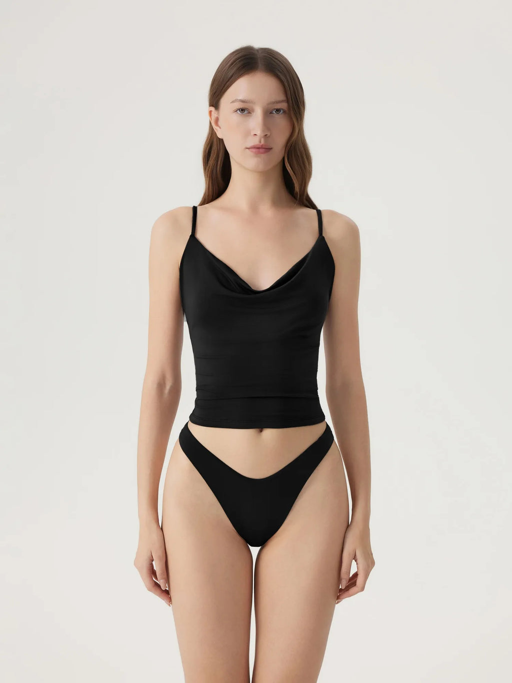 Sexy Cowl Neck Backless Tank Top