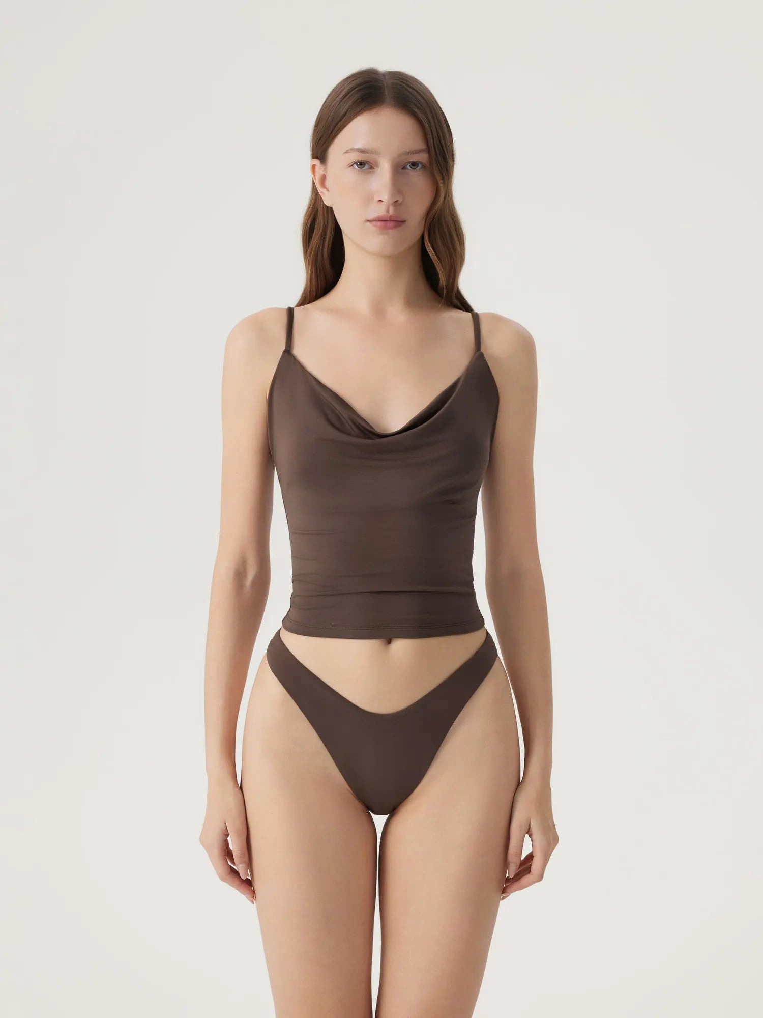 Sexy Cowl Neck Backless Tank Top