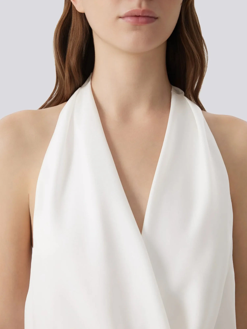 Silk Satin Sexy Backless Halter Top