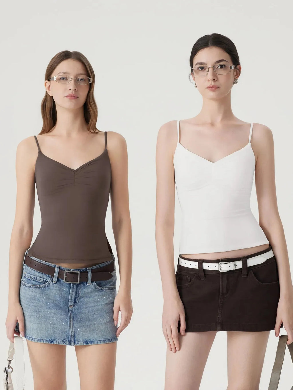 Halter V neck Tank Top