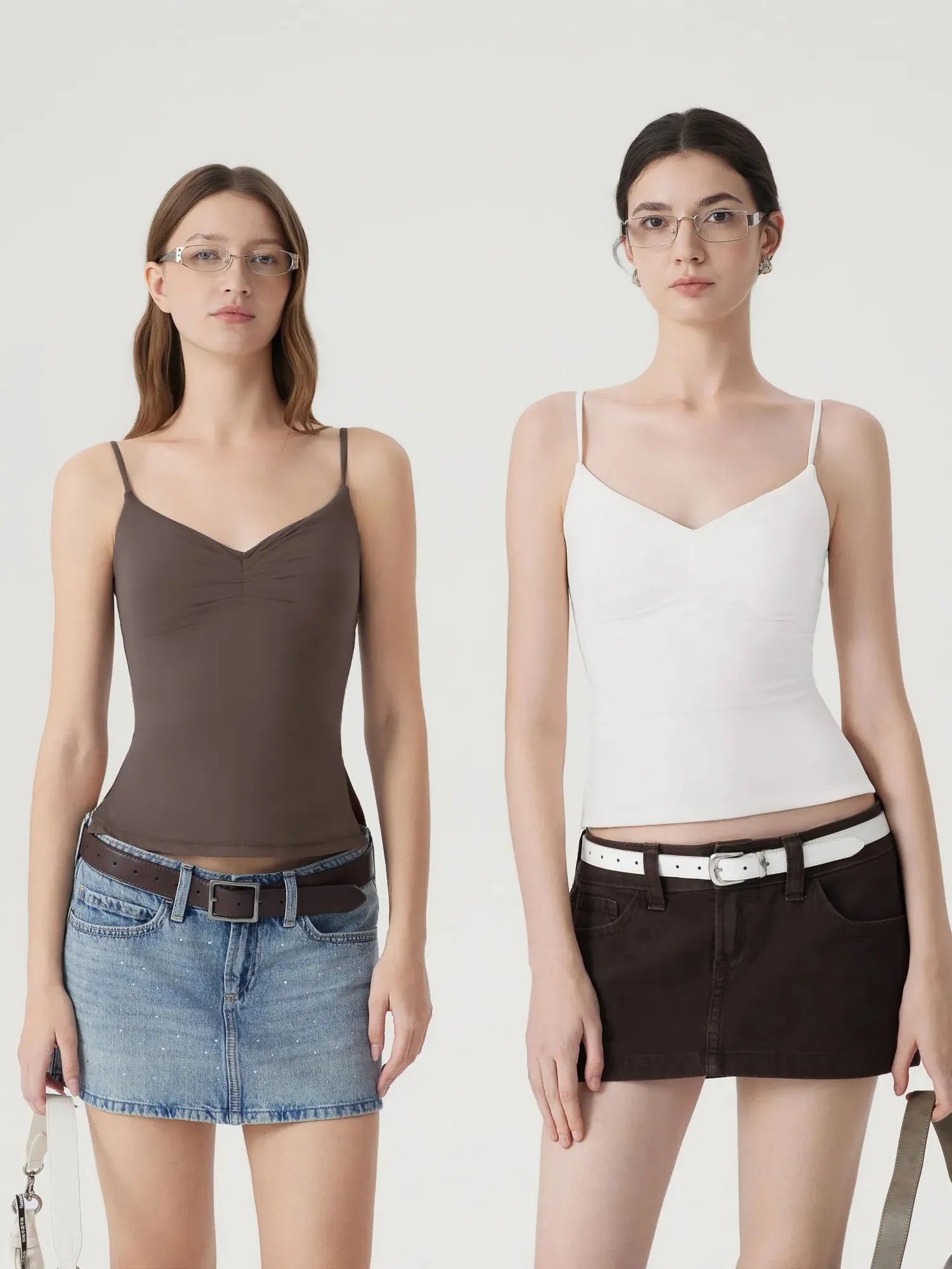 Halter V neck Tank Top
